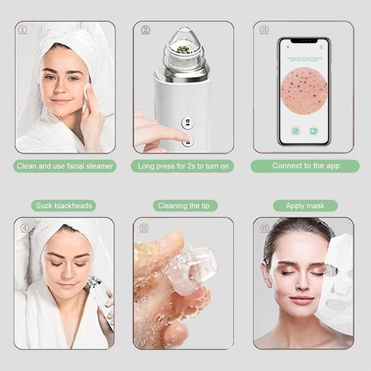 Glinterra – Professioneller Porenreiniger mit Kamera
