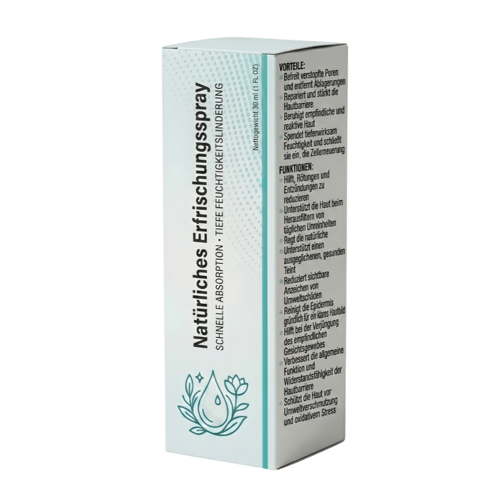 Natürliches Erfrischungsspray