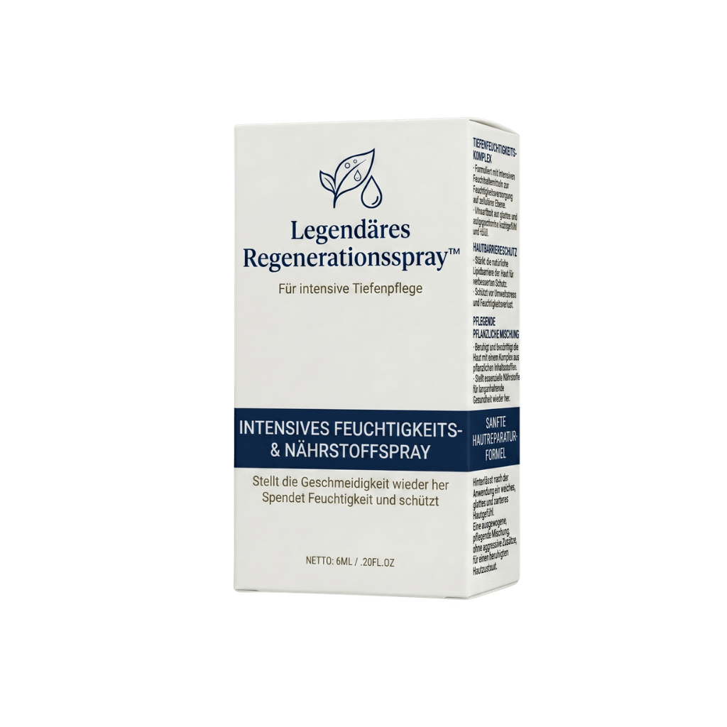 Legendäres Regenerationsspray in Verpackung für intensive Tiefenpflege und Feuchtigkeitsversorgung.