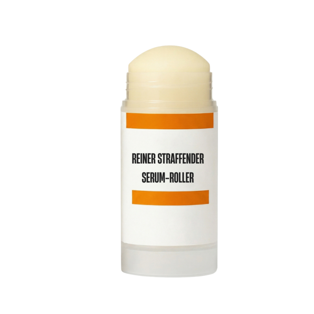 Reiner Straffender Serum-Roller in stickform, ideal für eine glatte und straffe Hautpflege.