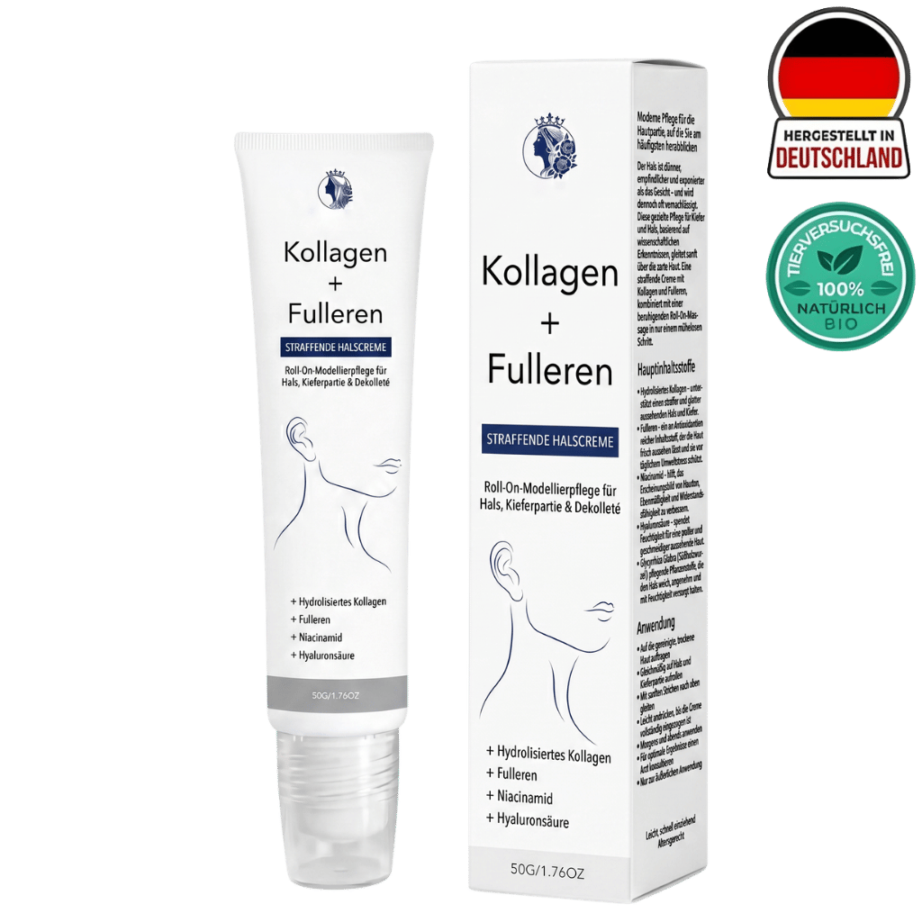Luxuriöse Straffende Halscreme zur Modellierung für Halspartie, glatt und weich, nährend und feuchtigkeitsspendend.