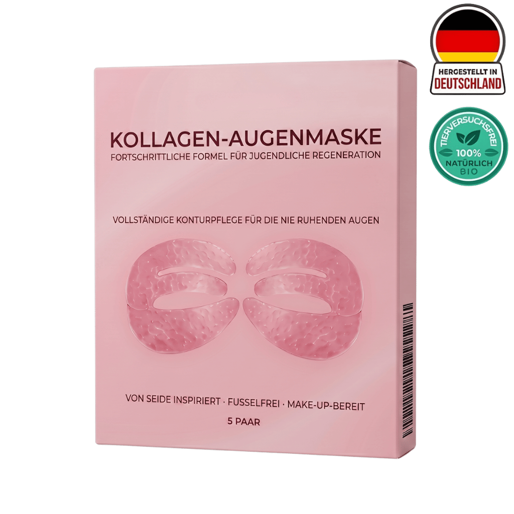 Tiefen-Kollagen-Augenmaske: erfrischende Hydrogel-Augenmaske zur Unterstützung der Regeneration und Feuchtigkeitspflege.