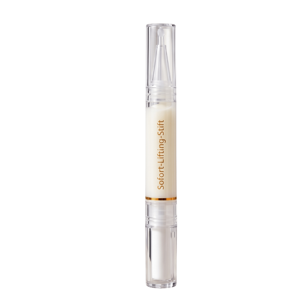 Sofort-Lifting-Stift in transparenter Verpackung, ideal für sofortige Hautstraffung und glattes Erscheinungsbild.