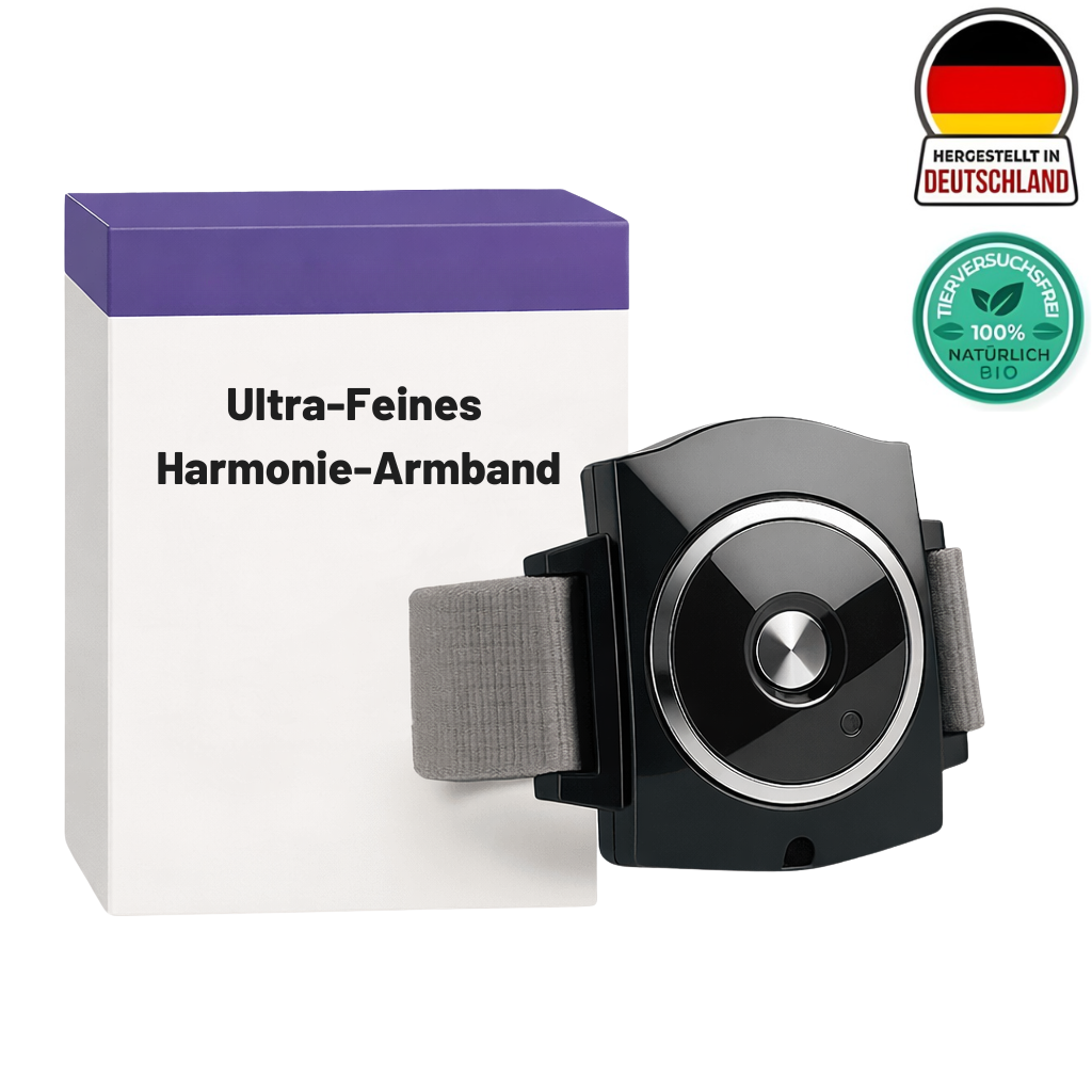 Ultra-Feines Harmonie-Armband in schwarzem Design mit Verpackung, stilvolles Accessoire für jeden Tag.