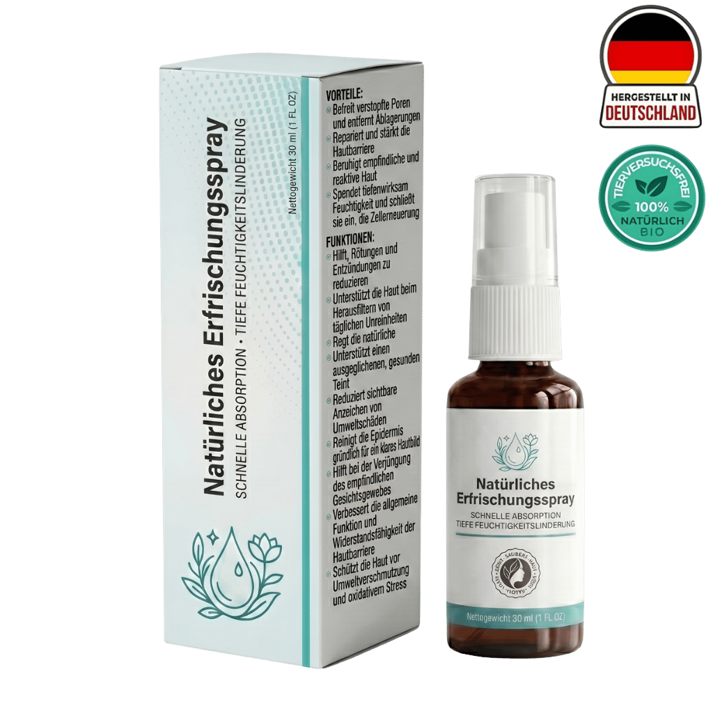 Natürliches Erfrischungsspray