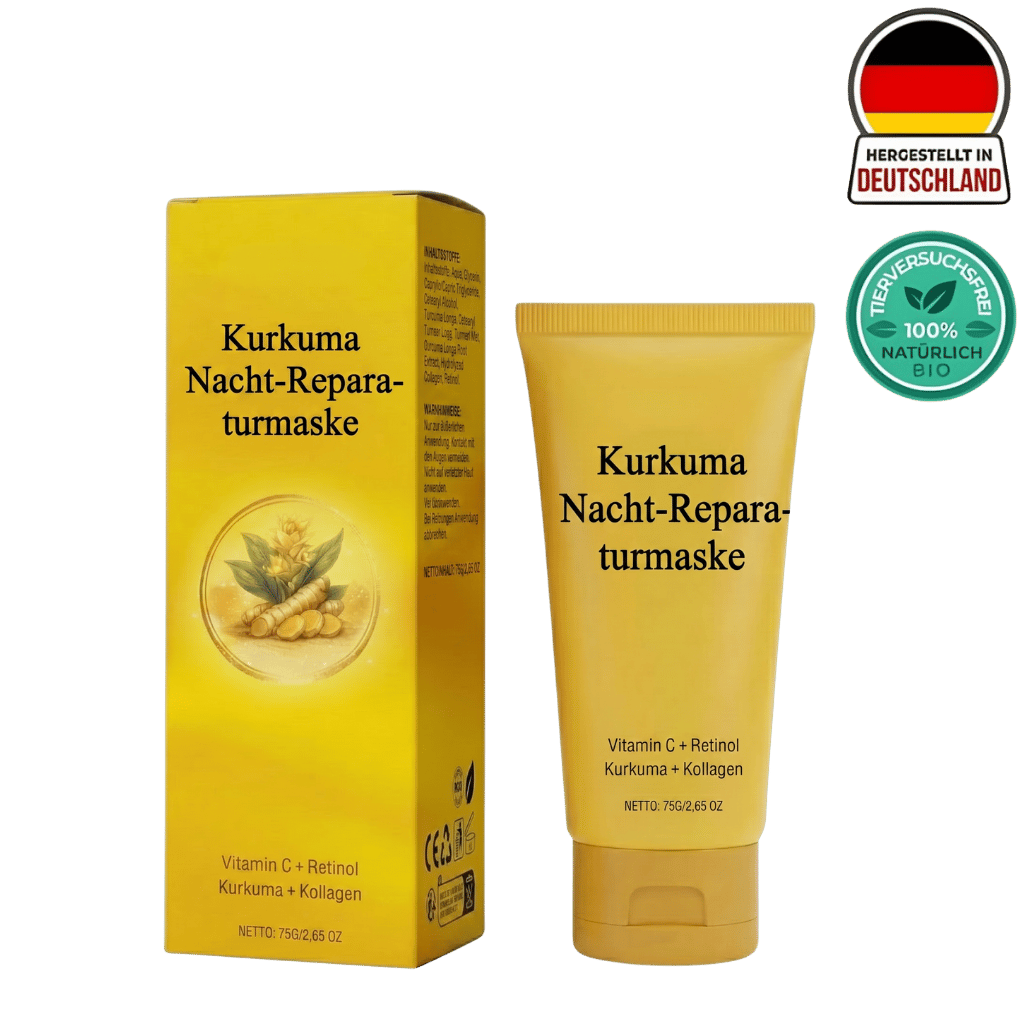 Luxe Kurkuma Gesichtsmaske-Creme