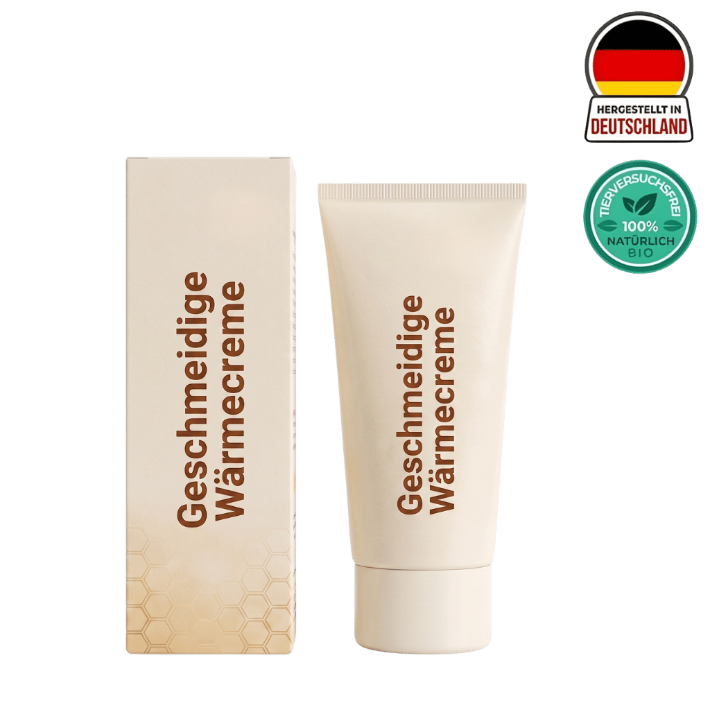 Produktfoto der Geschmeidige Wärmecreme, ideal für nährende Hautpflege und tägliche Self-Care-Routine.