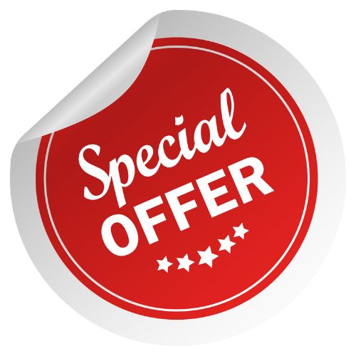 Special offer sticker indicating a promotional deal for the Vorrats-Sonderbundle.