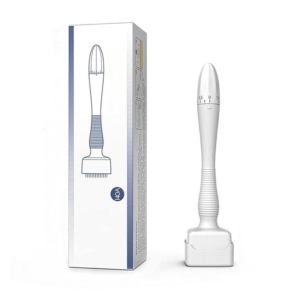 Glinterra – Professioneller Microneedling Roller und Verpackung, zur Hautregeneration und Verbesserung der Hautstruktur.