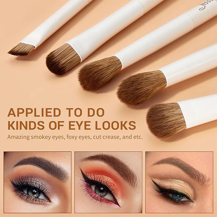 Glinterra – Premium Make-up-Pinselset für verschiedene Augen-Looks wie Smokey Eyes und mehr.